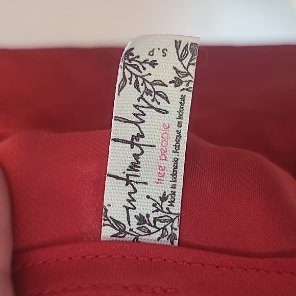 Cherry RED Free People Tank Buttery Soft - Picture 3 of 5